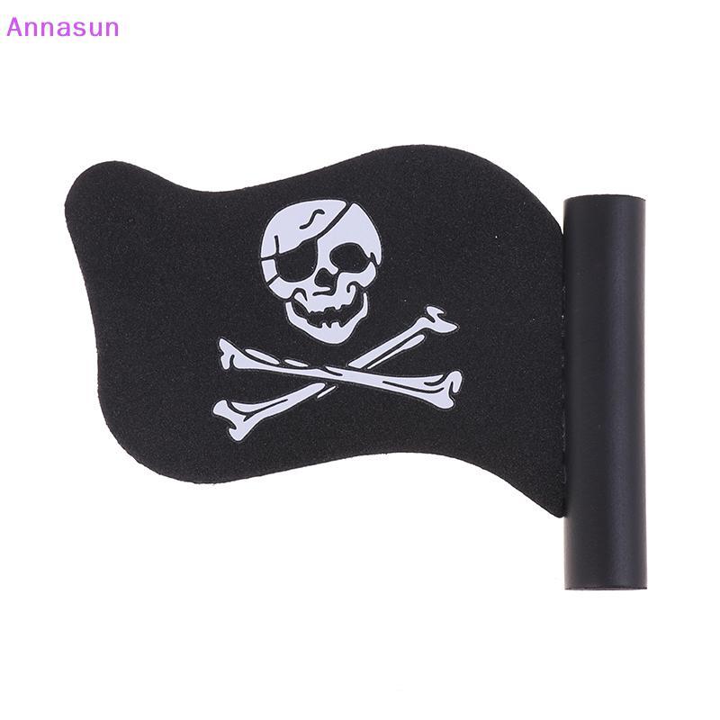 Annasun Fit Car Antenna Ball Bla Jolly Pirate Flag Car Antenna Pen Topper Aerial Ball Decor Auto Exterior MY