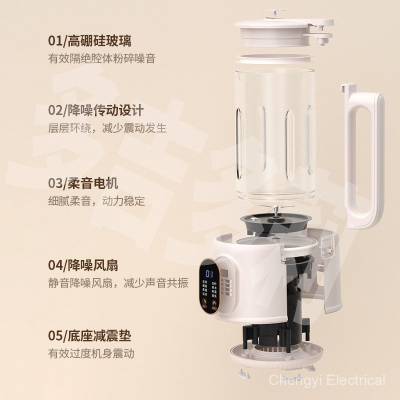 7C17 Mesin Susu Kedelai Automatik Sepenuhnya, Model Baru Tanpa Perlu Dimasak, Mesin Pengisar Biji-bijian Kecil, Penapis Jus Mini, Untuk Kegunaan Rumah