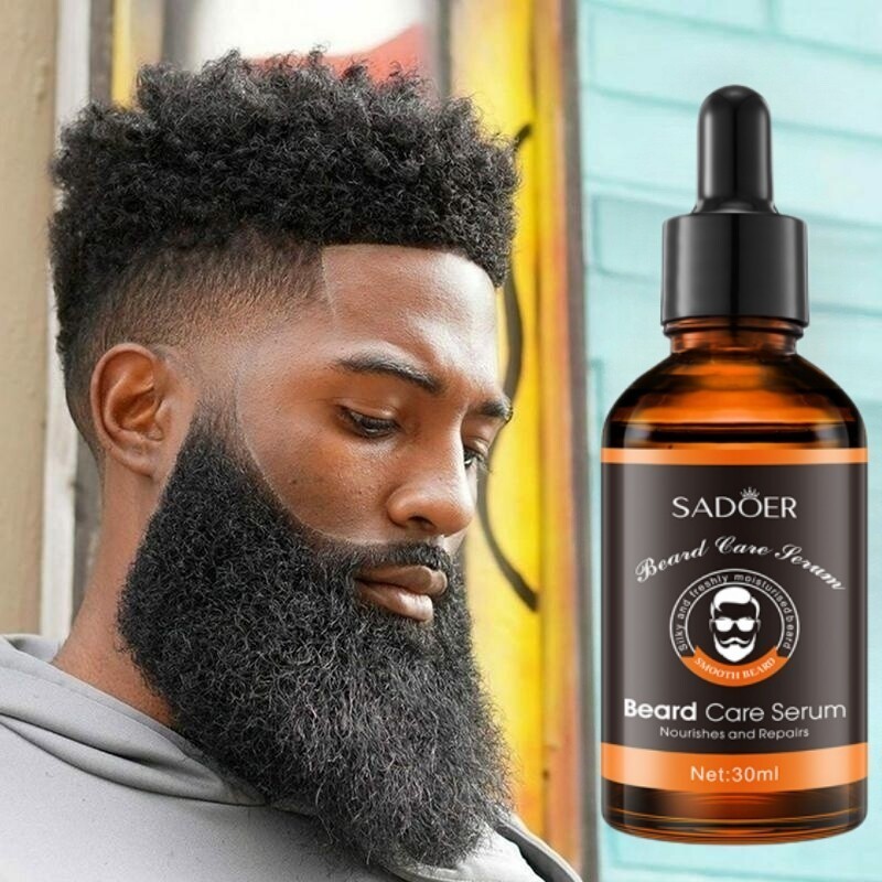 Beard & Eyebrow Care Oil Serum, Minyak Jambang Menyubur Rambut,Nourishes Facial Hair For Healthier, Fuller Looking Beard