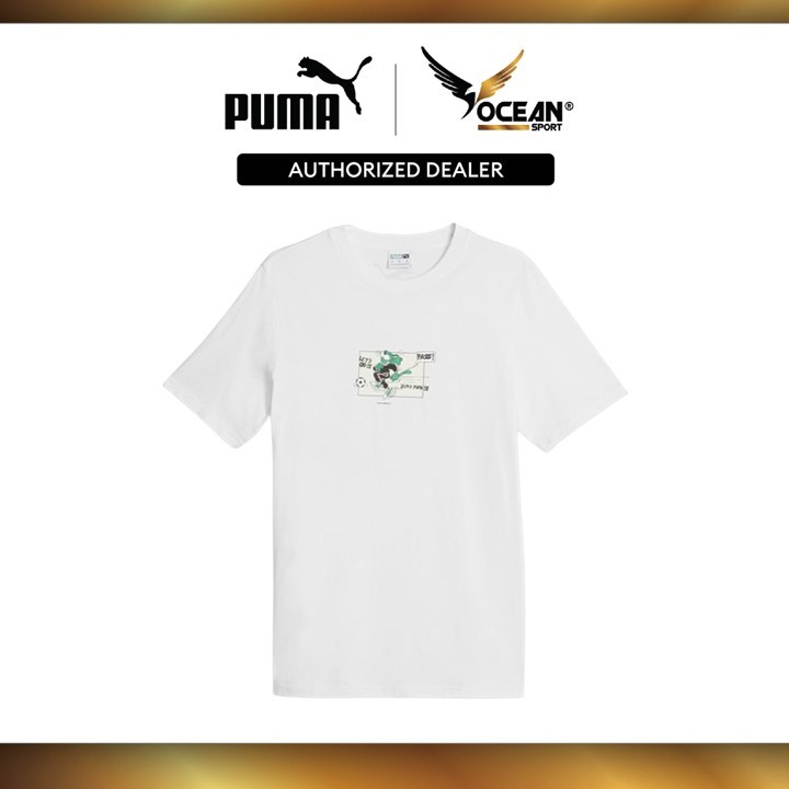 Puma CLASSICS SUPER PUMA Graphic Tee (White) 62130802