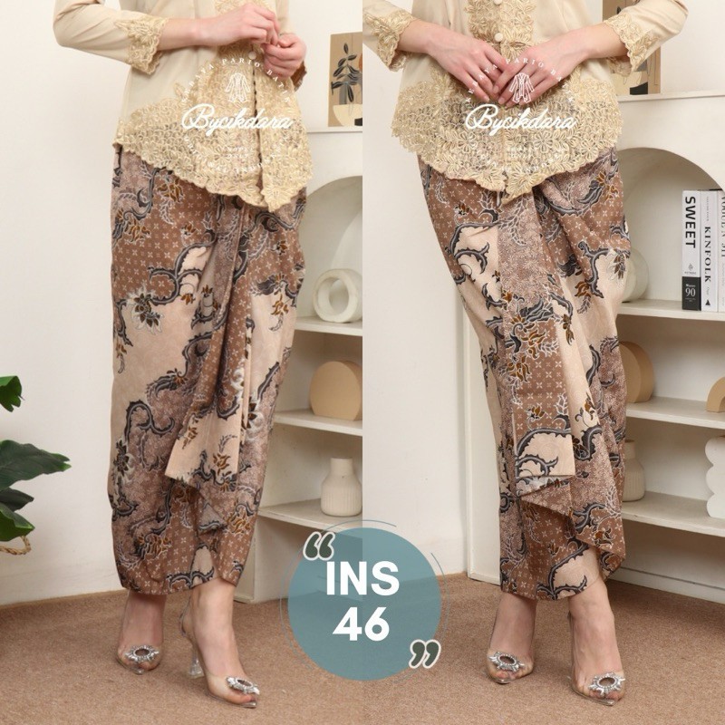 Versatile Must Pario Batik/ Instant Skirt Ready-to-Wear Batik Tassel Kebaya Bottom Purpose Multi - Image 3