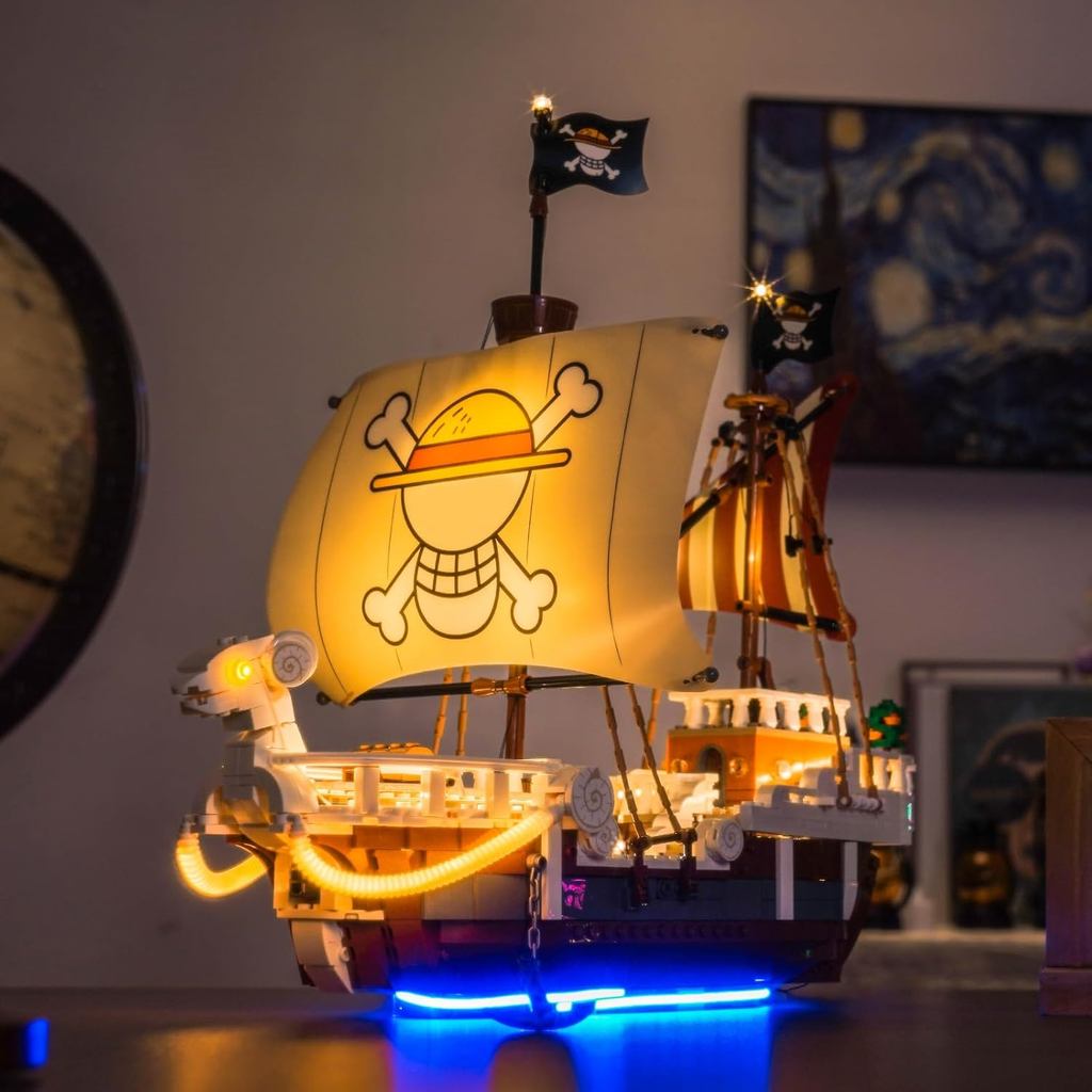 LED Lighting Compatible with Lego ONE Piece The Going Merry Pirate Ship 75639,Upgraded Light Kit Compatible with Lego 75639,NOT Included The Model Set - JUST Lights