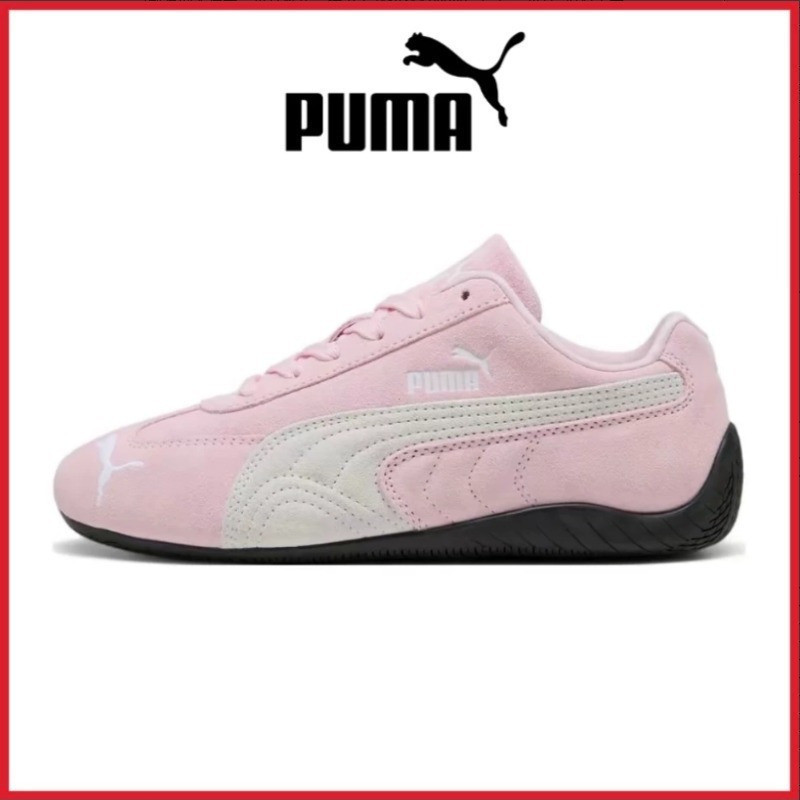 [Ready<unk> Free<unk>] [PUMA] PUMA Shoes Unisex Low-Top Pink White Sneakers OG Racing Shoes Casual Shoes