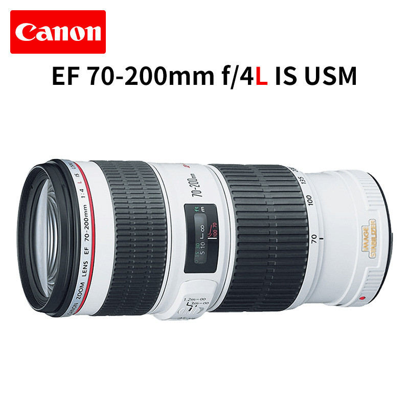 Ready Stock Business Suitable Canon EF 70-200mm f/4L IS USM Anti-Shaking Lens Love Death Xiaobai