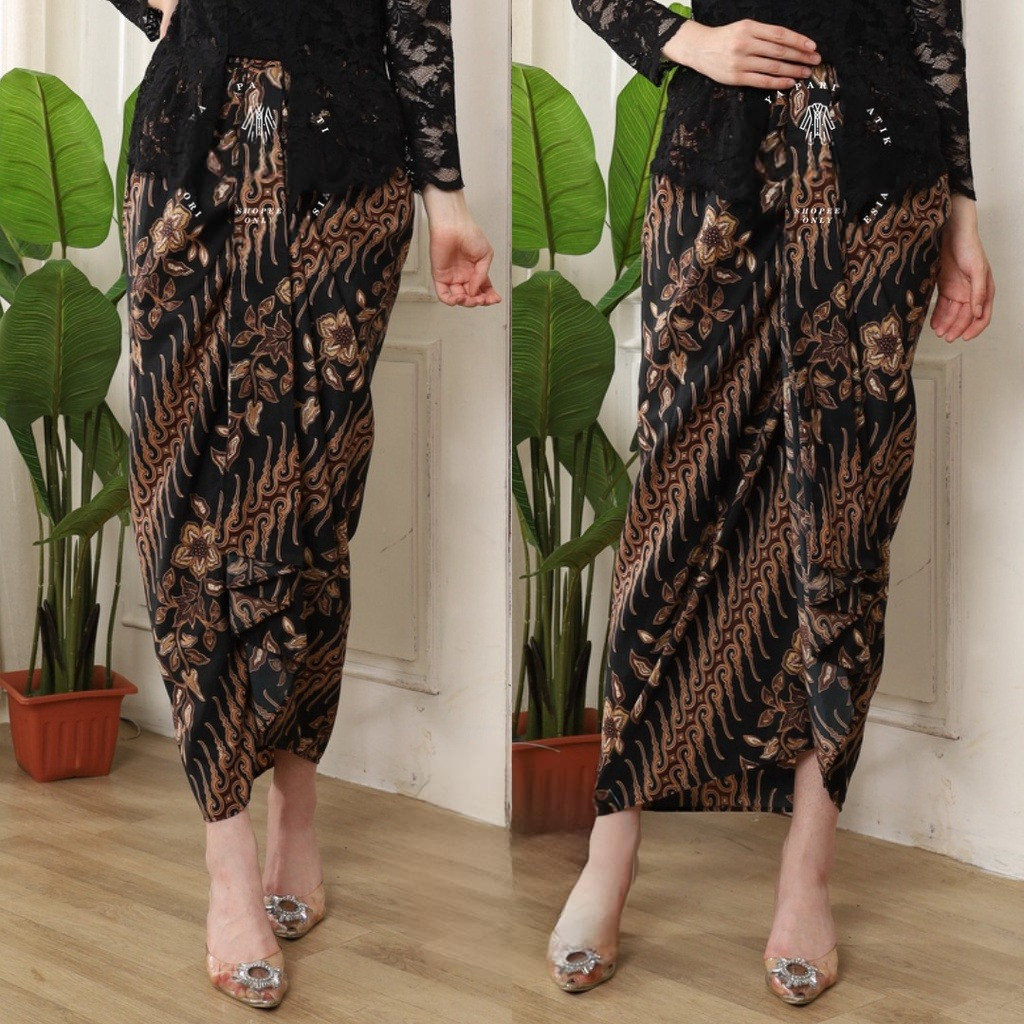 Versatile Must Pario Batik/ Instant Skirt Ready-to-Wear Batik Tassel Kebaya Bottom Purpose Multi - Image 2