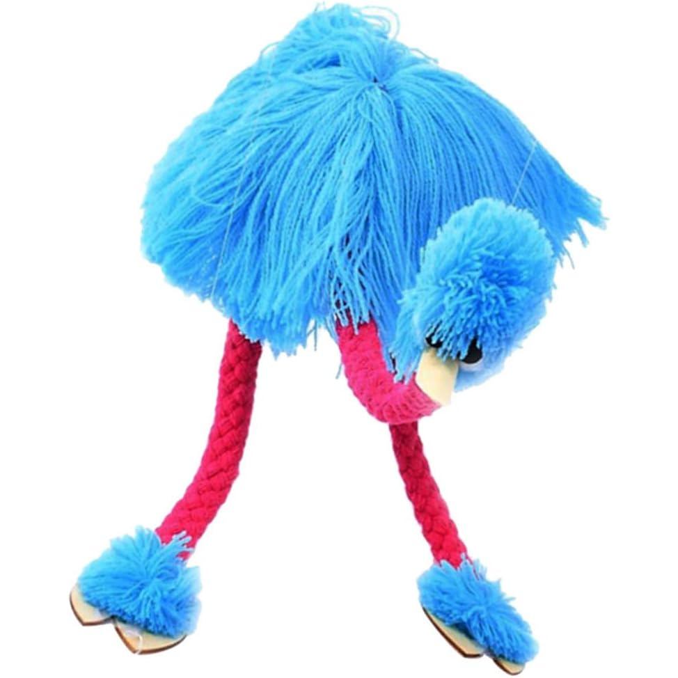 TOYANDONA Boneka Marionette Burung Unta, Boneka Tali Burung Unta, Boneka Tarik Tali, Mainan Marionette Burung Unta untuk Permainan Peranan, Mainan Pendidikan Interaktif, Pesta Ulang Tahun, Teater