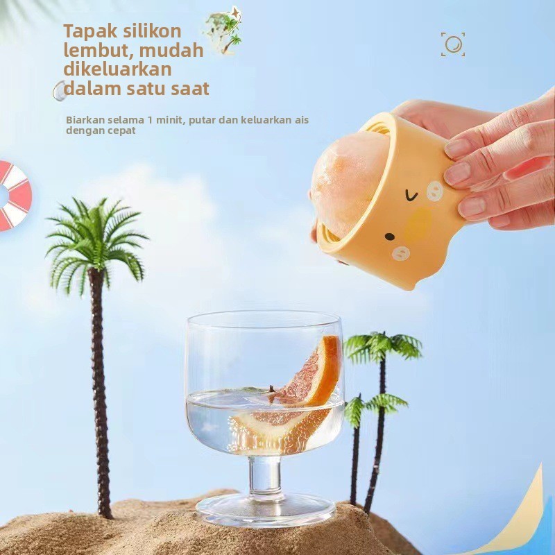 [Tersedia] [Ice Tray / Acuan Ais] Acuan Bola Ais Besar, Pembuat Ais Bulat, Dulang Ais Silikon, Lebur Perlahan, Tidak Mencairkan Ais, Penting untuk Majlis - Dulang Ais Silikon | Silicone Ice Tray | Acuan Aiskrim | Ice Cube Tray | Pembuat Ais