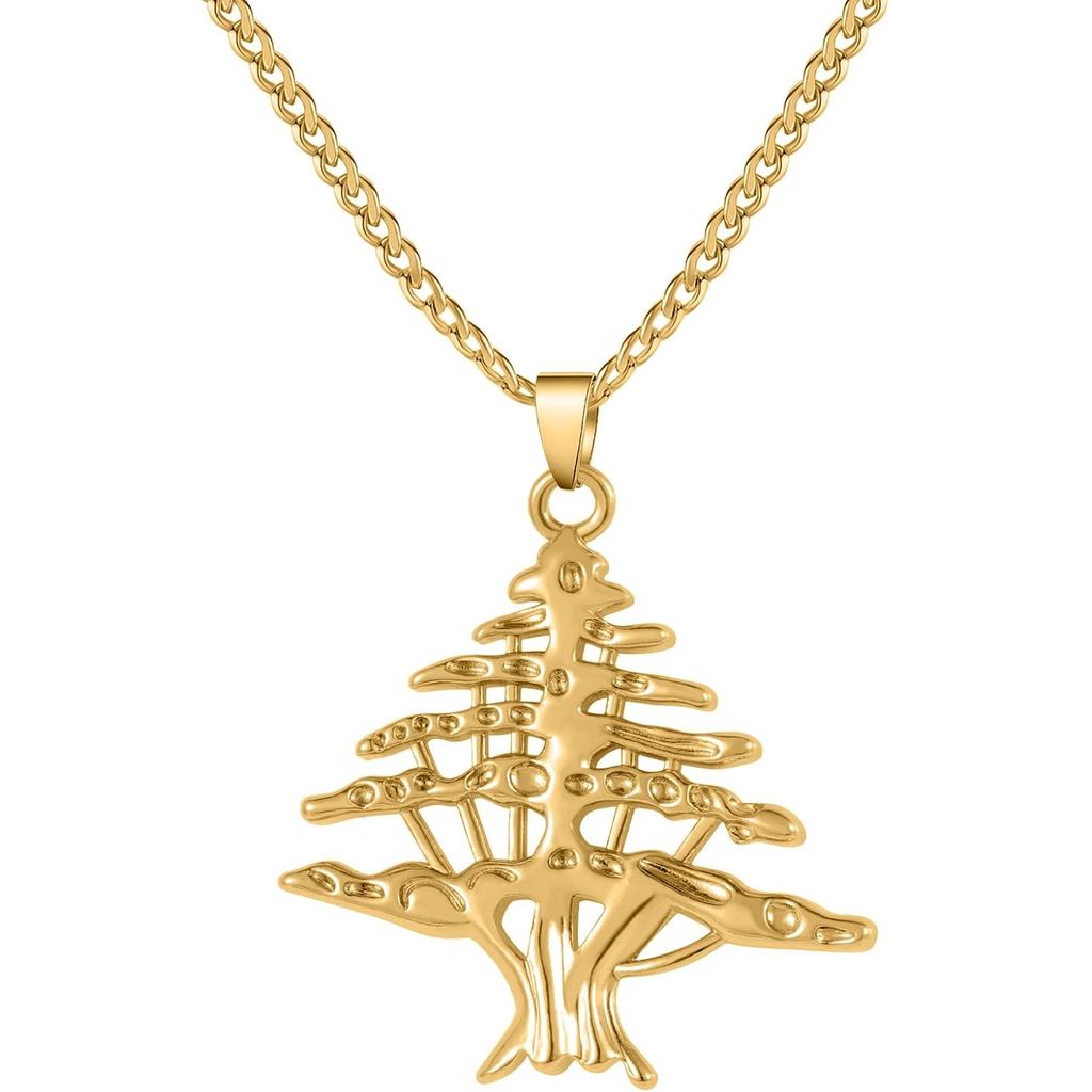 Kalung Loket Pokok Cedar Lubnan, Kalung Pesona Lambang Negara Lubnan, Kalung Lambang Negara Lubnan, Hadiah Untuknya Sempena Hari Lahirnya