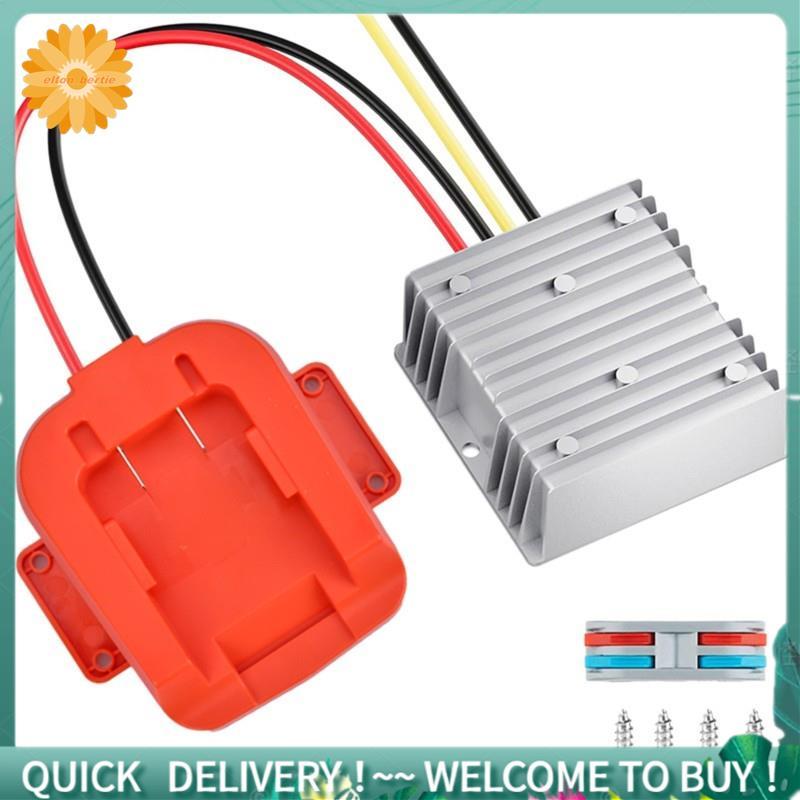 For BLACK+  Battery Powered for 20V to 12V Step-Down Converter 15A 180W Inverter  Adapter Wheel