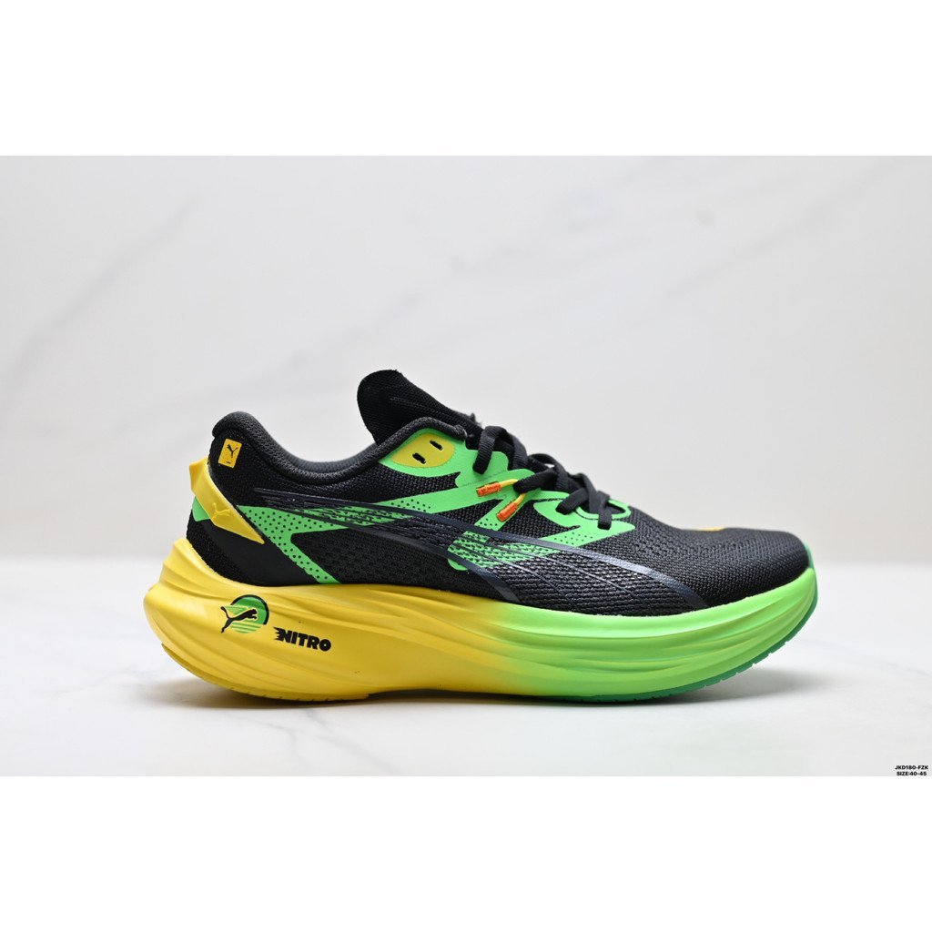 Puma shoes/Puma sneakers Deviate Nitro 3 Men Women Running shoes Competition Special shoes Casual shoes Marathon Anti-slip Grip Rebound Wear-resistant Arch Support DN4R