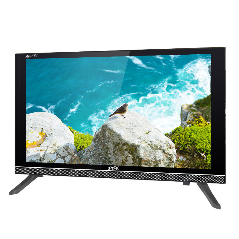 TV LCD Afrika 15 17 19 24 26 inci saiz kecil televisyen bertenaga solar dengan skrin kaca untuk Afrika.