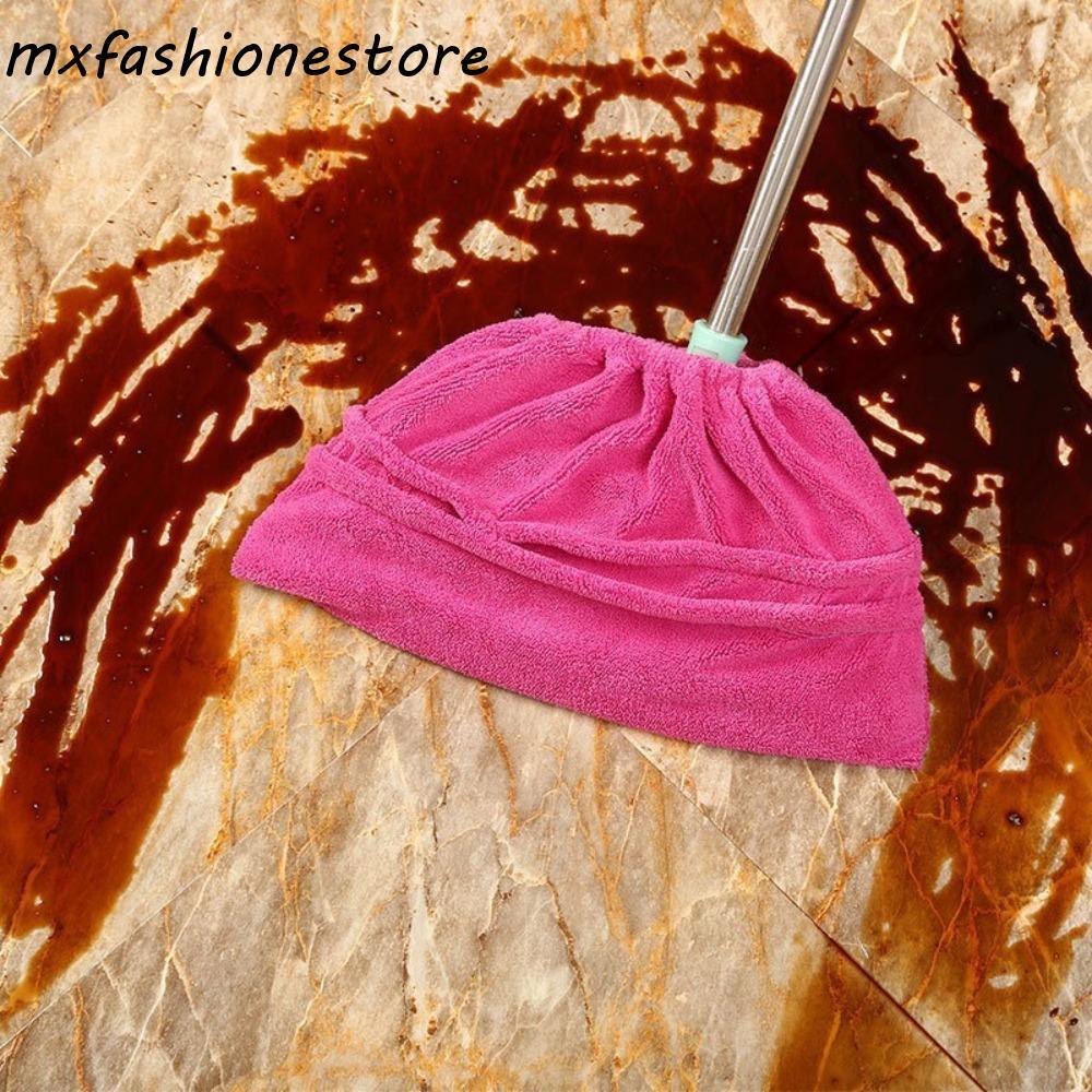 MXFASHIONE 6PCS Multi Function Broom Cover, Reusable Coral Velvet Microfiber Absorbent Mop Cover, Cleaning Cloth Washable High Absorbent Eco-Friendly Floor Mop Cover Kitchen