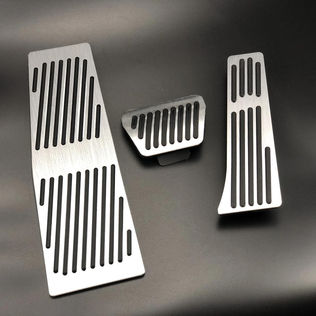 Accelerator Brake pedal Decoration Cover Trim case For BMW E60 E61 E63 E64 E70 M5 M6 Car interior Styling LHDauto parts Car decoration