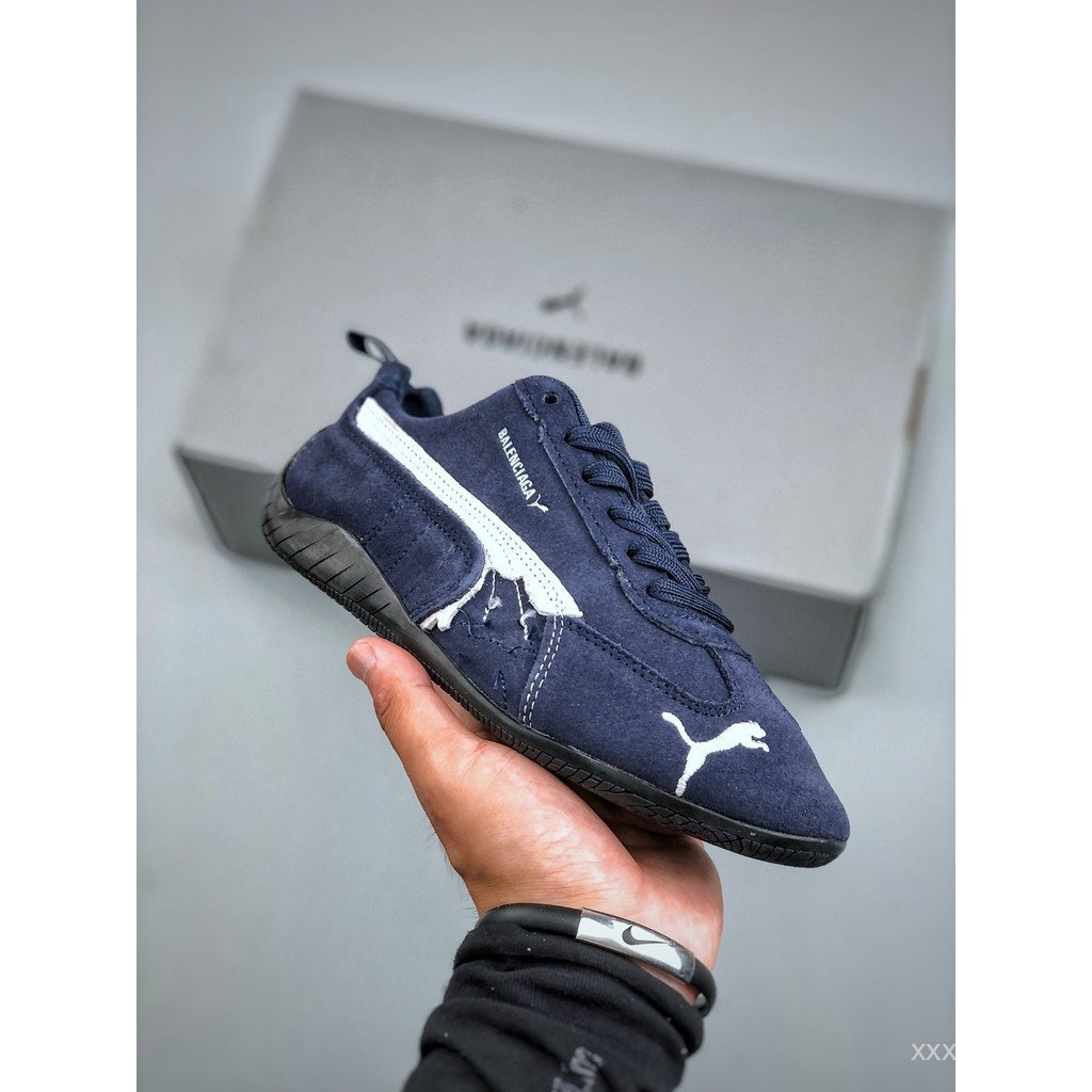 Puma shoes/Puma Speedcat Suede Men Women Casual shoes Thin-Soled shoes Classic Sneakers Skateboard shoes German Training Style Commuter Style Lightweight Anti-Slip XPK2