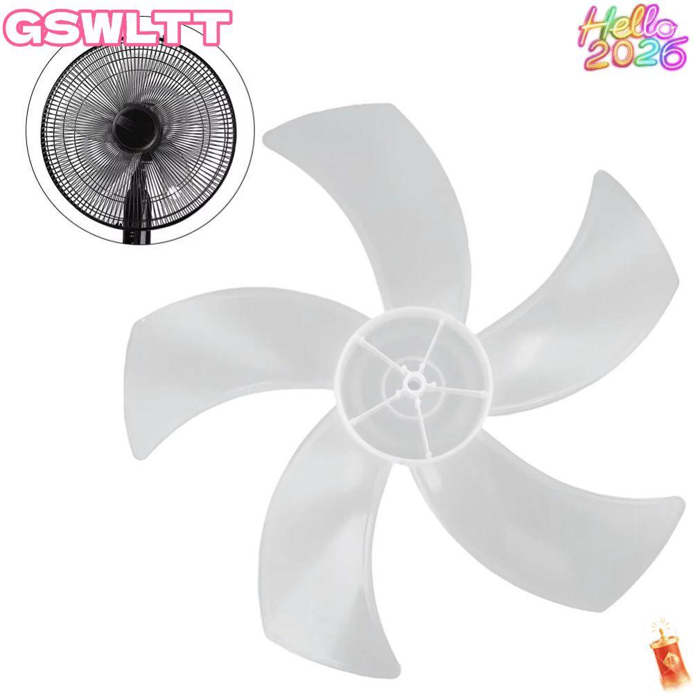 MKOFONU Five Blades Fan, Slow Noise Plastic Fan Blade, Durable Big Wind Leaf Floor Fan for Pedestal Fan Table Fan Wall Fan
