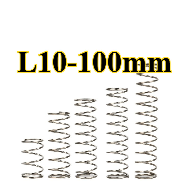 Stainless Steel 304 d2.0mm * OD19-30mm * L10-100mmLong Steel spring / large spring / compression spring / torsion spring / extension spring/Hammer spring/Strong pressure spring  (YDD-XDT-MY1)