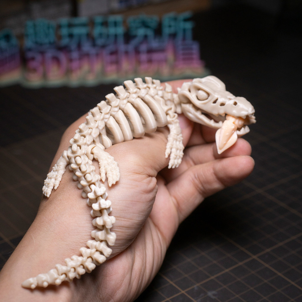 New Style Mosasaurus Bone Fossil 3D Printing Ancient Dinosaur Toy Marine Life Day 6 Children Birthday Gift