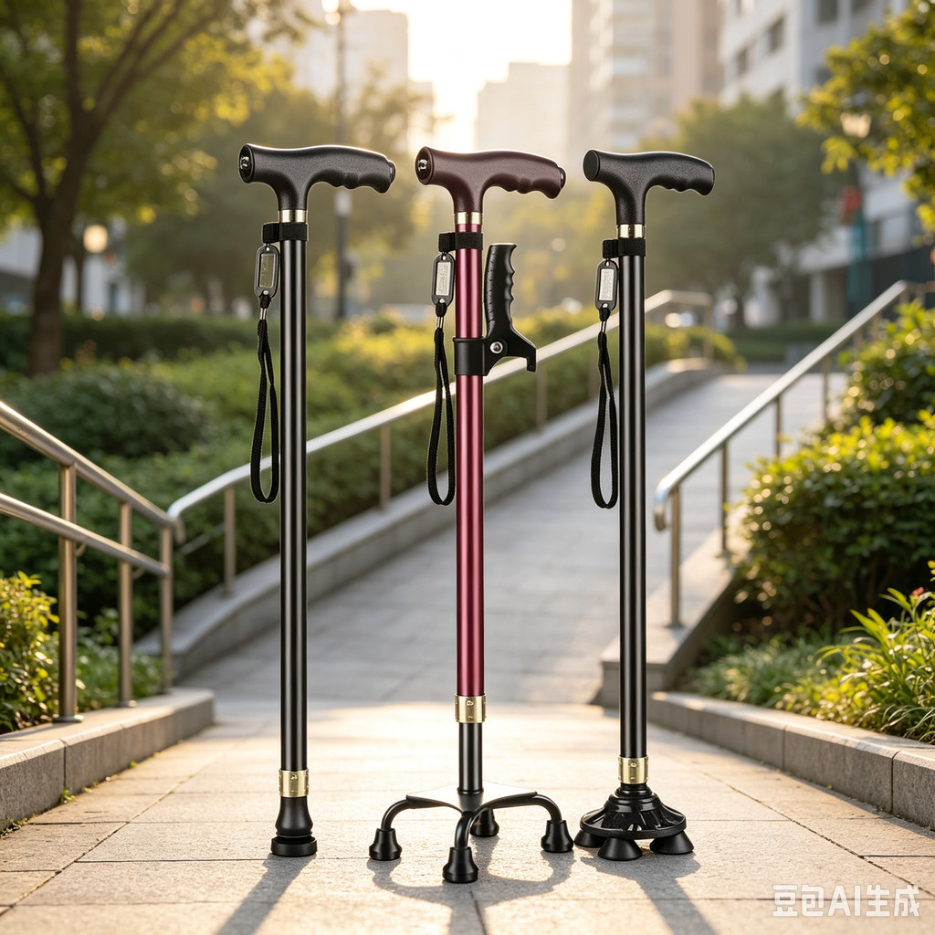 Elderly Crutches Shock-resistant Crutches Big Four-legged Cane、-*&***&&-&*&-&-*&-*&&****&&-、walking aid、walking cane、tongkat orang tua、tongkat lipat、 4 kaki、Foldable walking stick for elderly、tongkat kaki 4、拐杖椅子