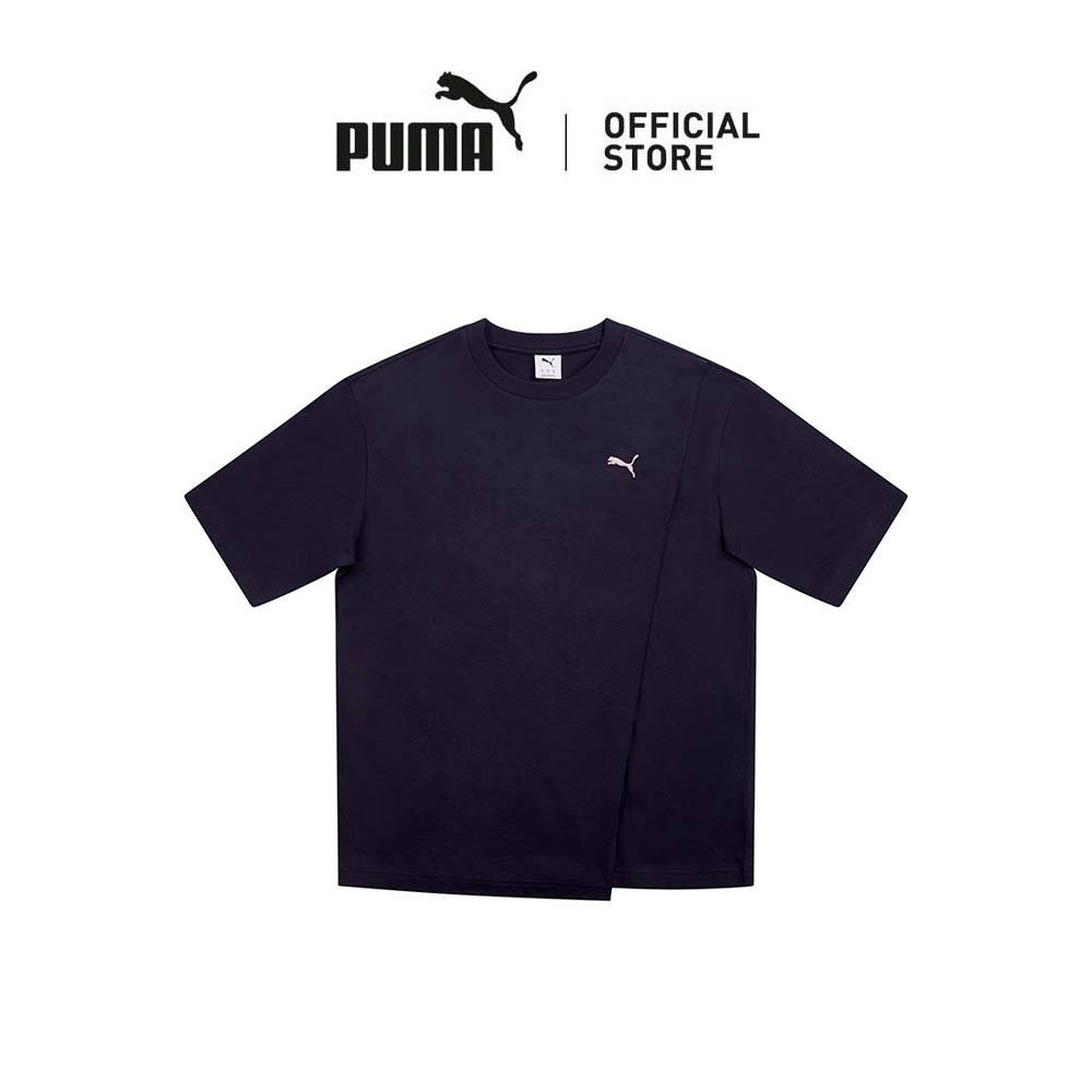 PUMA Unisex Premium Essentials Layered Boxy Tee