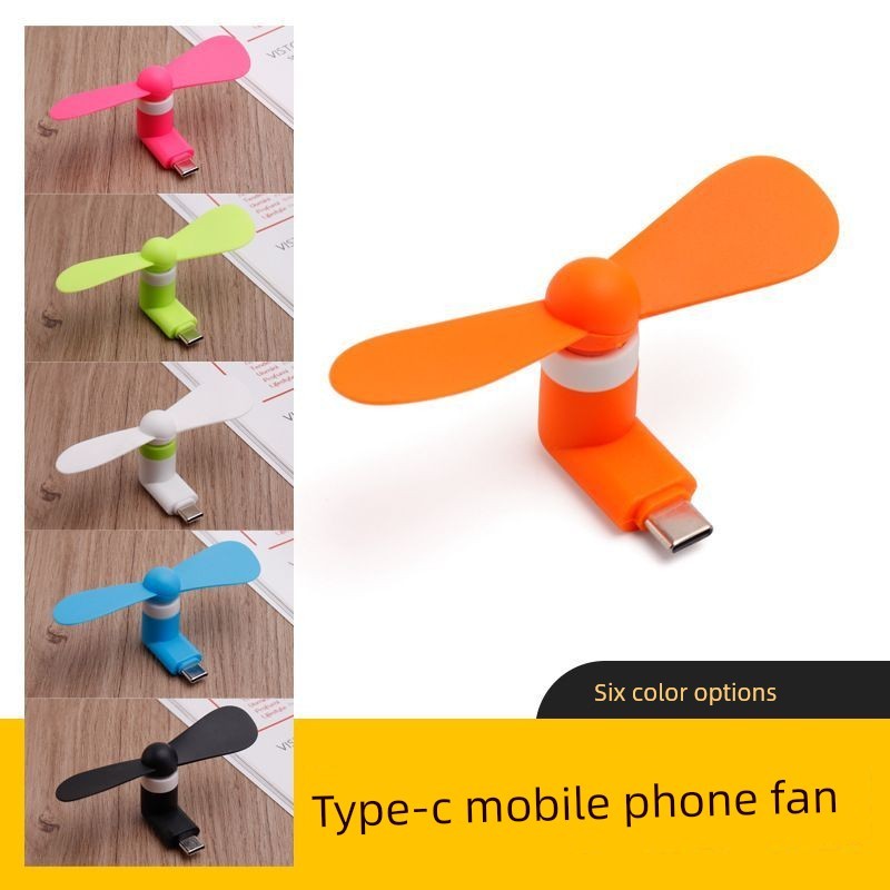 mini kipas aircond kipas mini bateri tahan lama kipas usb kereta Mini Mobile Phone Small Fan Portable Portable Student Silent Gale Android typec Suitable Huawei Xiaomi OPPO