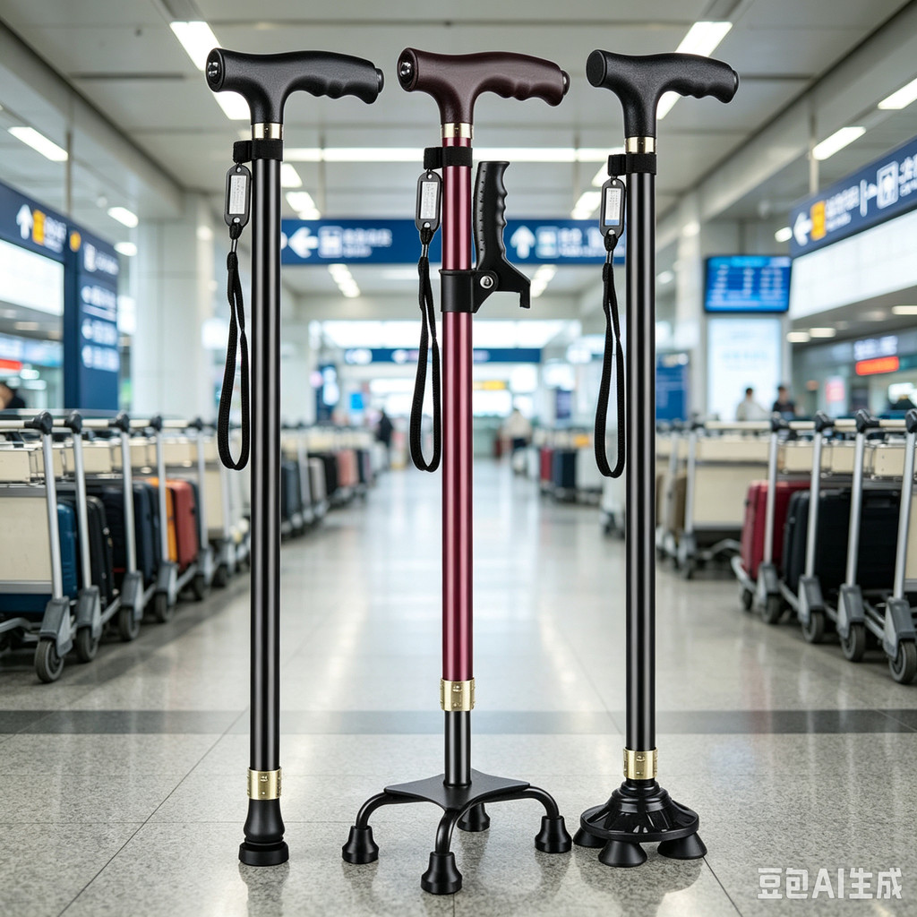 Elderly Crutches Shock-resistant Crutches Big Four-legged Cane、--**-**---**、walking aid、walking cane、tongkat orang tua、tongkat lipat、 4 kaki、Foldable walking stick for elderly、tongkat kaki 4、拐杖椅子