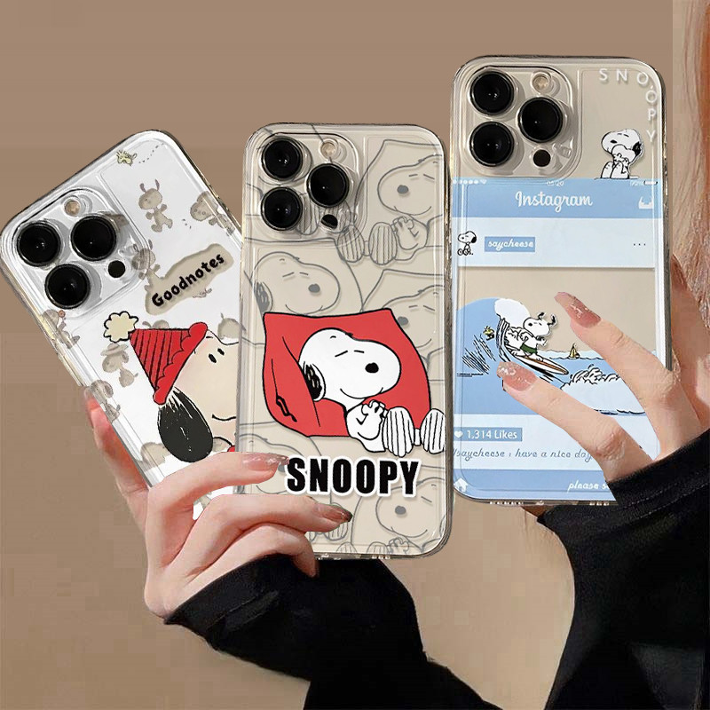Cartoon INS Korean Snoopy Casing For Huawei Honor 90 Lite X9A 5G X7B X8B X9B Nova 3i 7i 5T 6 9 SE Y9 Prime 2019 P40 Lite Casing  Cute Anime TPU Soft Silicone Camera Protective