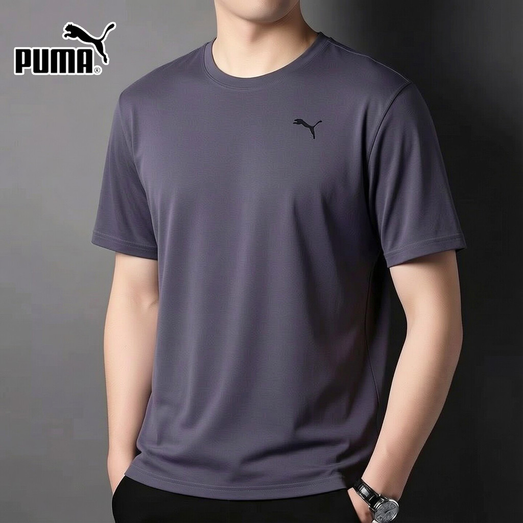 Inter 丨 PUMA PUMA Quick-Drying Short-Sleeved Men's 2026 Summer New Style Men's Running Training Sportswear T-Shirt