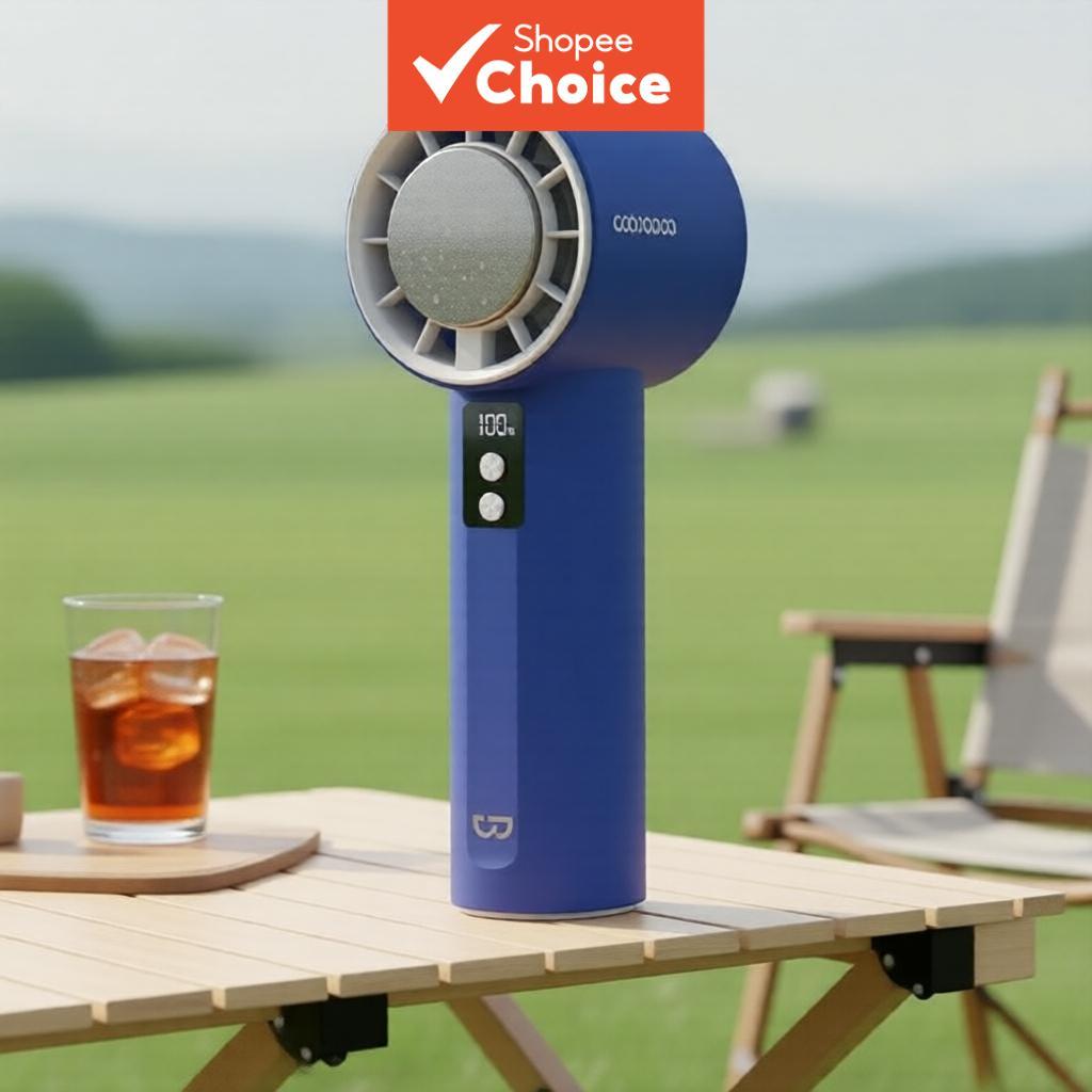 High-speed handheld fan, premium mini fan, digital display desktop, portable office, compact fan for students Kipas tangan berkelajuan tinggi, kipas mini mewah, paparan digital desktop, mini mudah alih pejabat, kipas kecil untuk pelajar