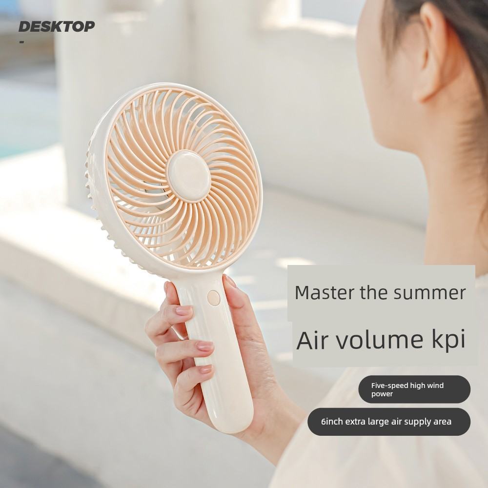 | 【kipas mini bateri tahan lama】 | kipas turbo mini 制冷小风扇 ☞2026 New Style 20cm Handheld Small Fan usb Charging Plug-In Dual-Use Student Portable Portable Mini Small Desktop Office Desktop Silent High Wind Outdoor Travel Long Battery Life♝