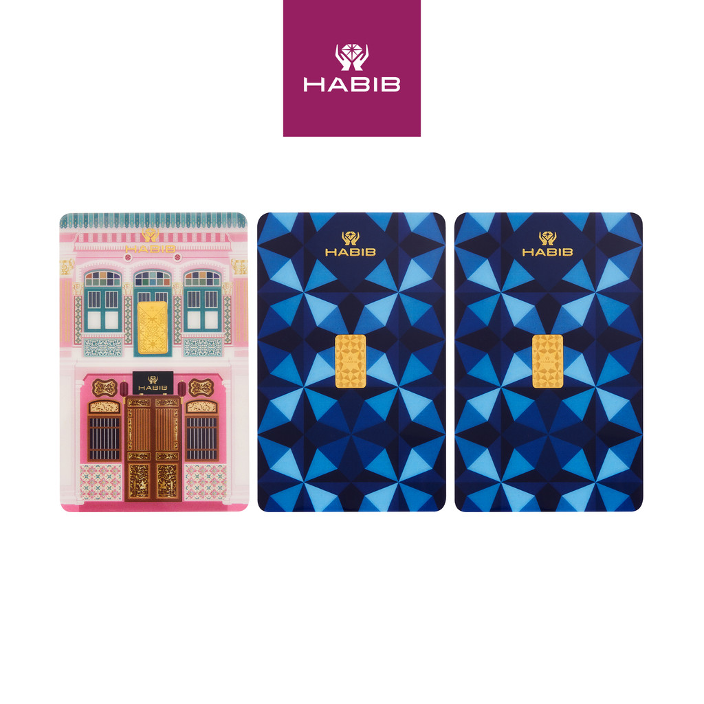 HABIB 2.5g Bundle 999.9 Gold Bar (1g x 2pcs) and Gold Bar Peranakan (0.5g x 1pcs)