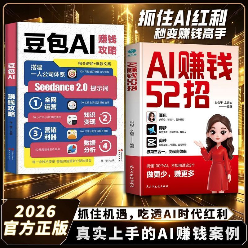 【】AI赚钱52招 让碎片时间变成现金流 让AI 变成增收利 52 Ways to Make Money with AI: Turn spare time into cash flow and turn AI into a source of income