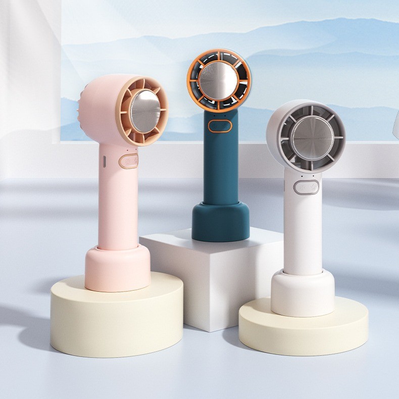 | 制冷小风扇 | kipas mini bateri tahan lama 【kipas turbo mini】 ✦Handheld Cooling Fan Mini Portable Outdoor usb Charging Turbo Leafless Small Fan L-01♚
