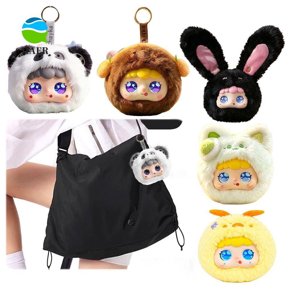 JIAER AI Cat Plush Toy, AI Continuous Dialogue Intelligent Voice Communication AI Cat Spirit Pendant, Winking Interaction AI Cute Pets Personal Companion AI Companion Doll KeyChain
