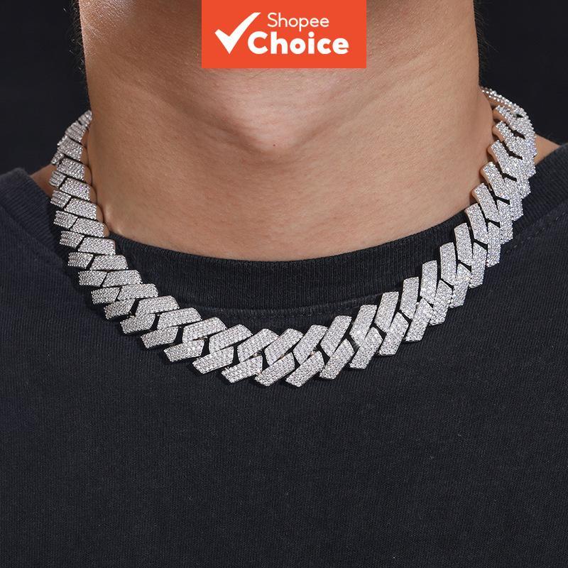 Medieval Hip Hop Trendy Chain Geometric Metallic Men's Zinc Alloy Necklace Rantai Hip Hop Zaman Pertengahan Bergaya Geometri Logam Lelaki Aloi Zink Kalung