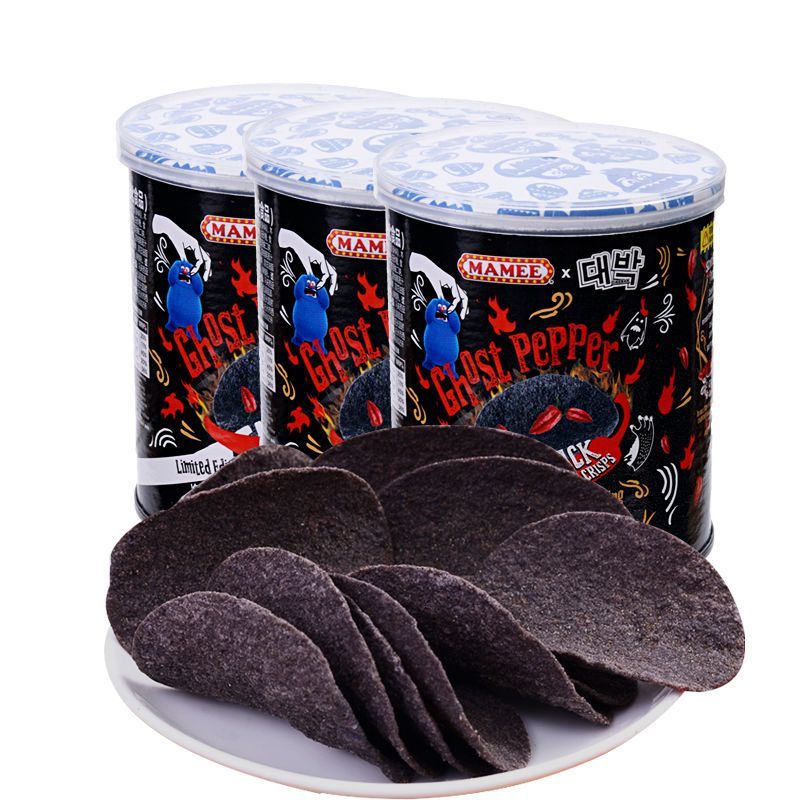 Spot hot sale Mamee 3 Malaysia Mamee ghost pepper potato chips 3 barrels.‘