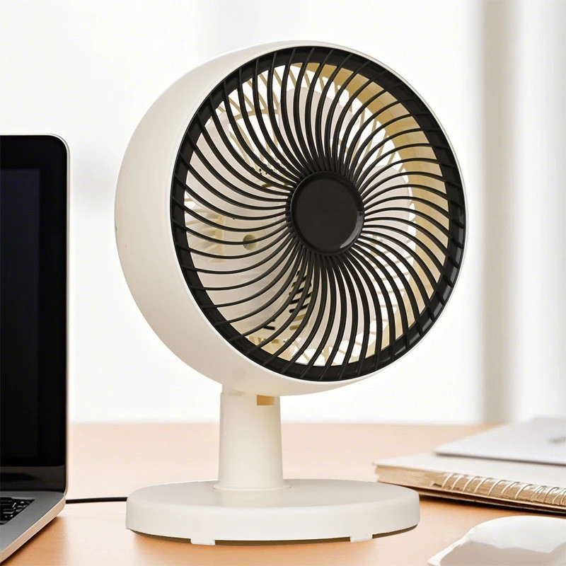 [Hot-Selling Model] Electric Fan Small Plug-In Shaking Head Household Bedroom Table Fan Air Circulation Bedside Fan Desktop Desktop Small Fan [Fast Shipping]