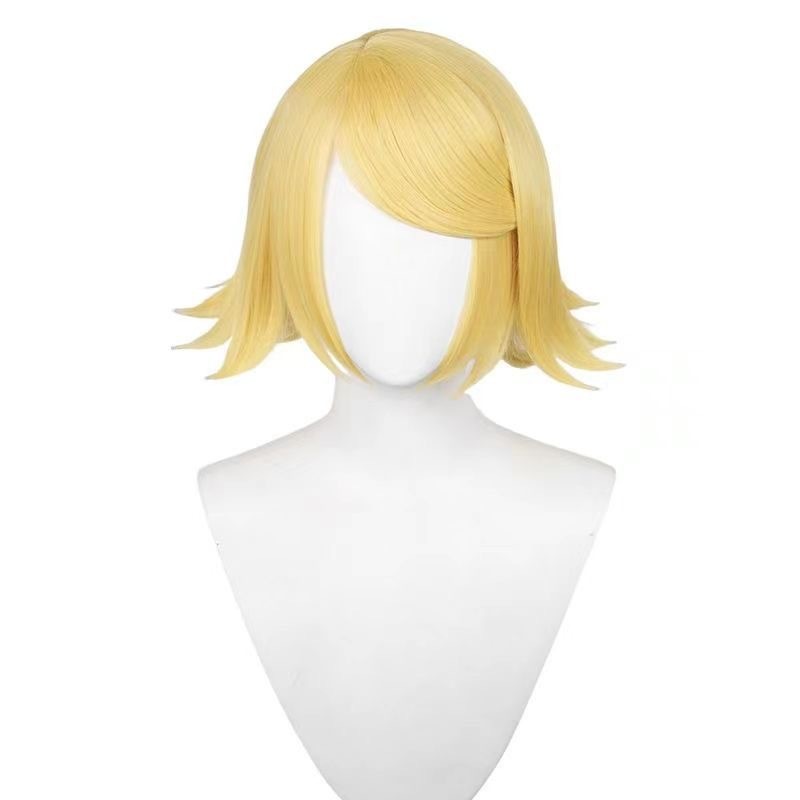 Snow Hatsune Mirror Sound Gemini cos Wig Male Female cosplay Mirror Sound with Mirror Sound Bell Gemini Sister