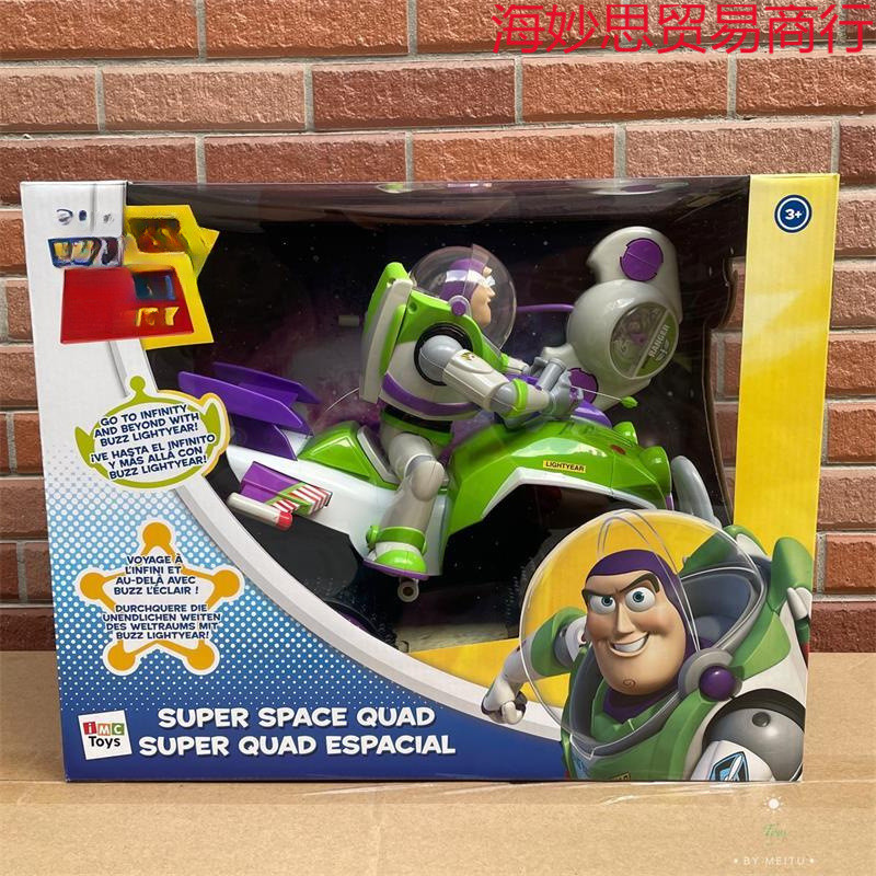 Toy Buzz Lightyear Spaceman Racing Doll Movable Remote Control Car Boy Electric Toy Story Park Model DIAM