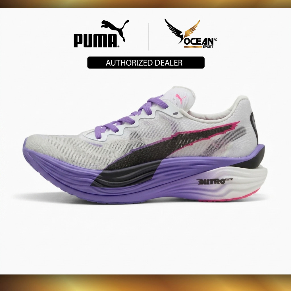 PUMA Deviate Nitro Elite 3 DIGITOKYO Wns (PUMA White-Dark Amethyst)   31191801