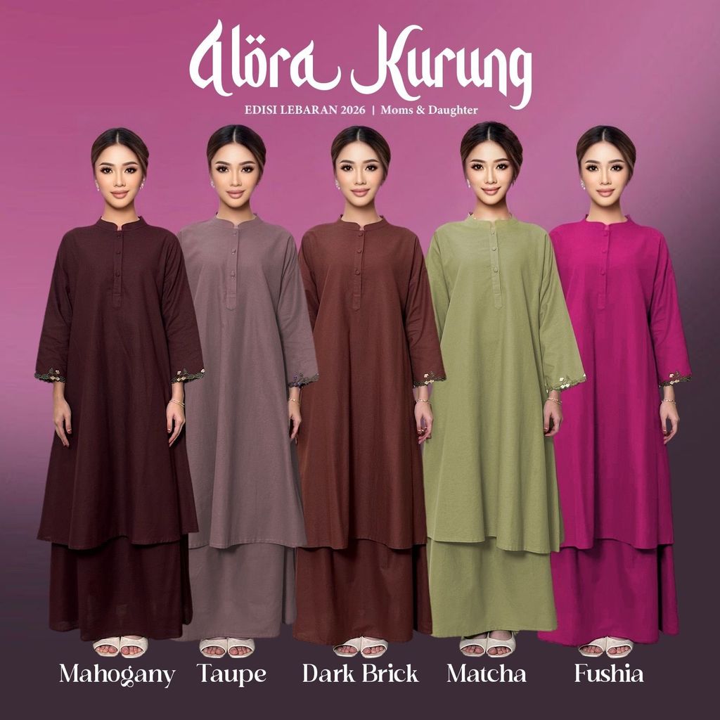KURUNG ALORA RAYA 2026 ( PILIH IKUT SIZE SUGGESTION)