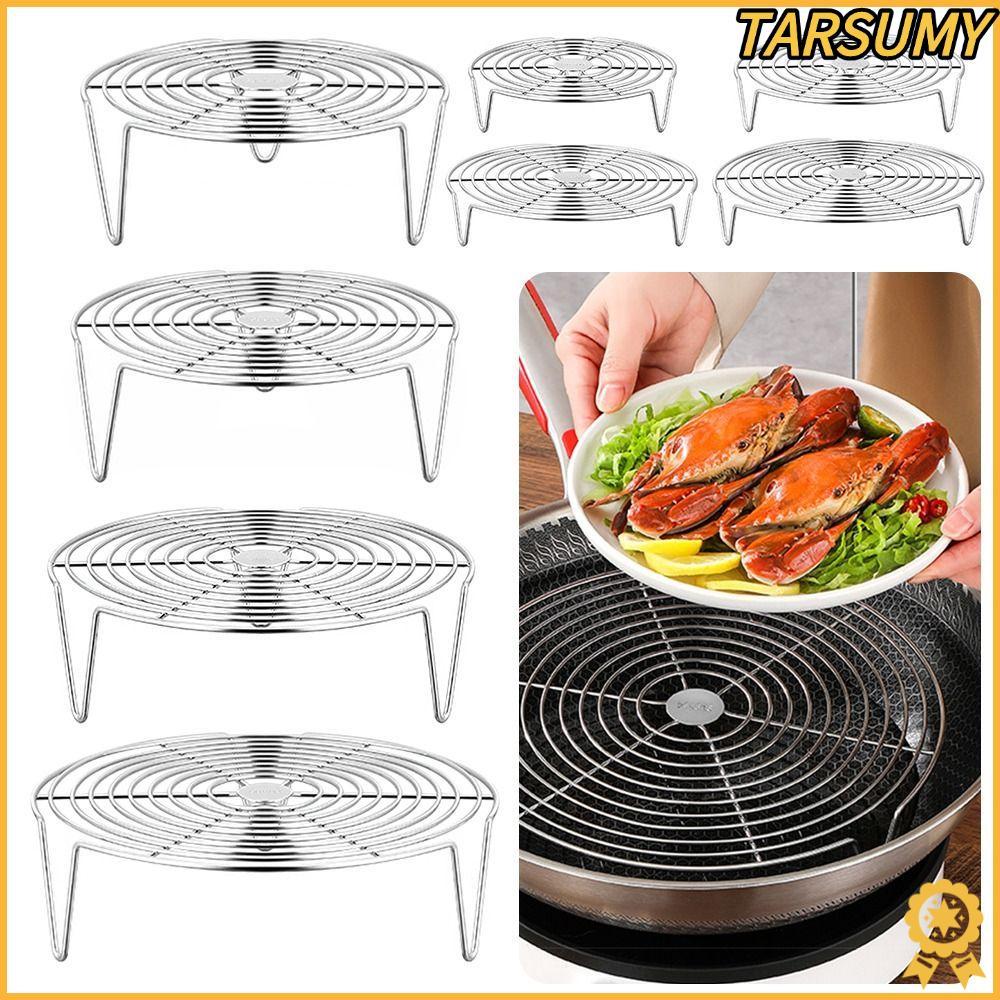 Tarsumy Steamer Rack, Tray Stand Steaming Dumplings Egg Grill Steamer Shelf, Durable 30…