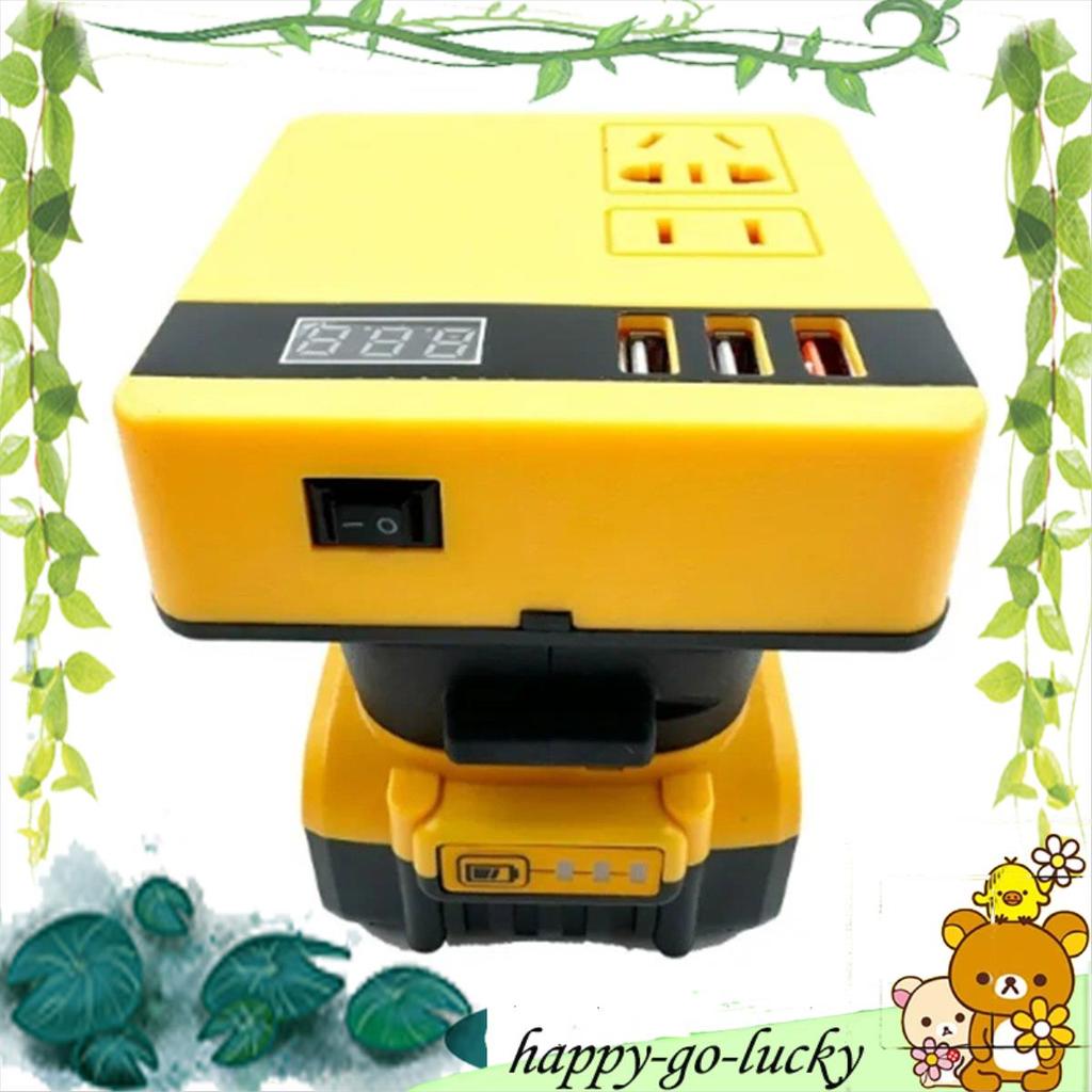 [xinggao.vn] Multifunction Power Inverter DC 18V to 220V Inverter Adapter Power Supply Inverter for  18V 20V Battery