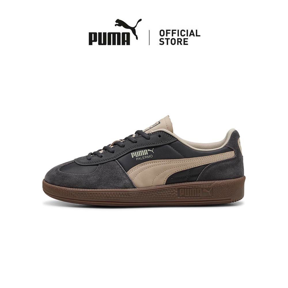 PUMA Unisex Palermo Pop Sneakers (Gray)