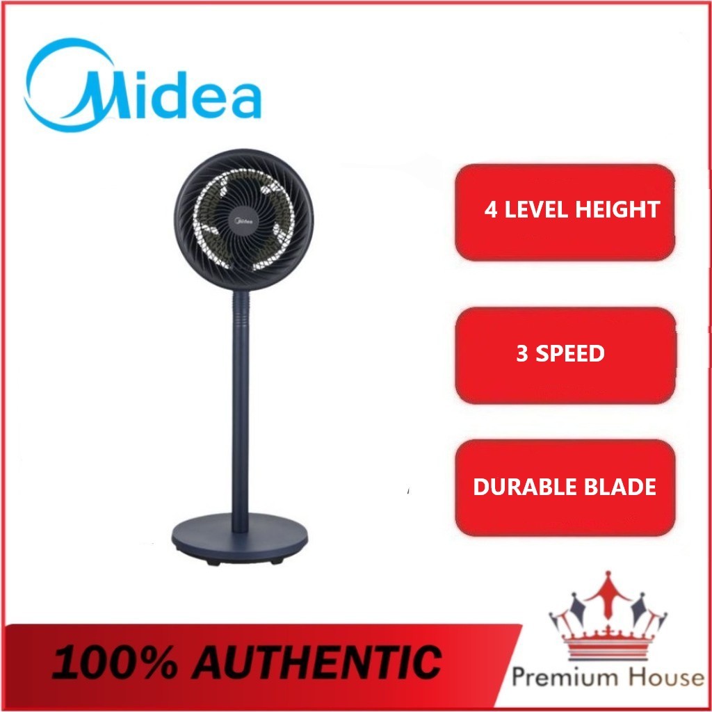 Midea Circulation Fan 8” MFG1890HSB l Midea MFG180R0APB  Fan With Remote l Rezo V Series V8T Table & Stand Fan
