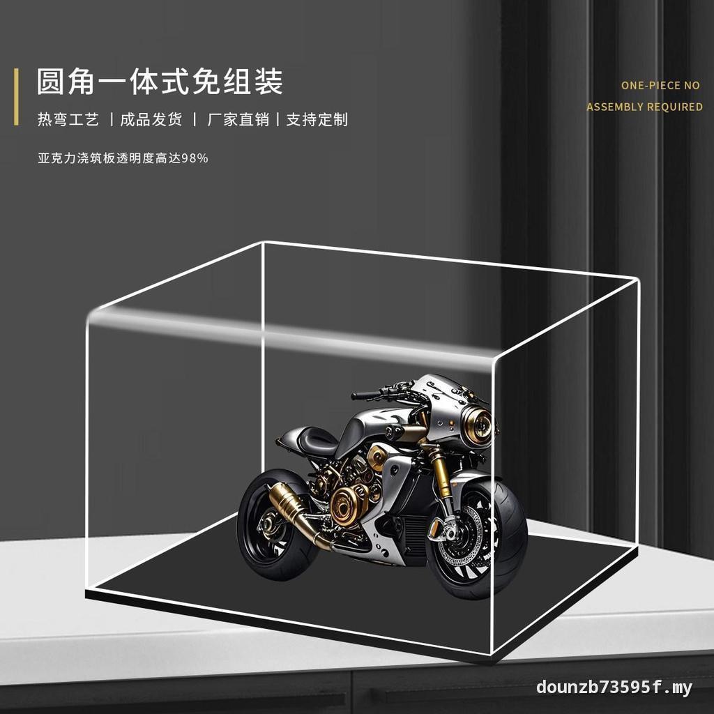 One-Piece Acrylic Display Box Suitable for Lego Figure Model Transparent Anti-dust Cover Round Corner Storage Box Customization