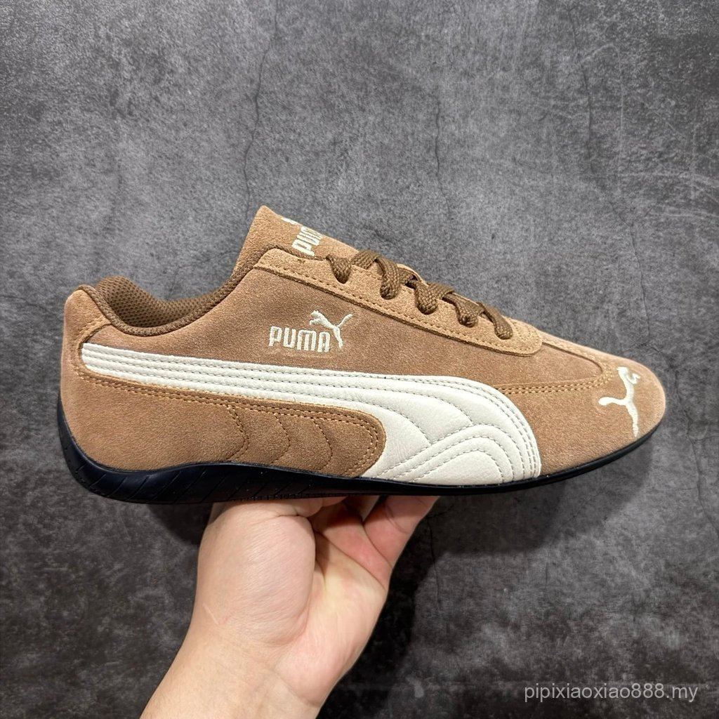 [CS Pure original version]Puma Speedcat OG Sparco
Puma Roma Amor Series Retro sports casual racing running shoes Brown and white embroidery 4PZK