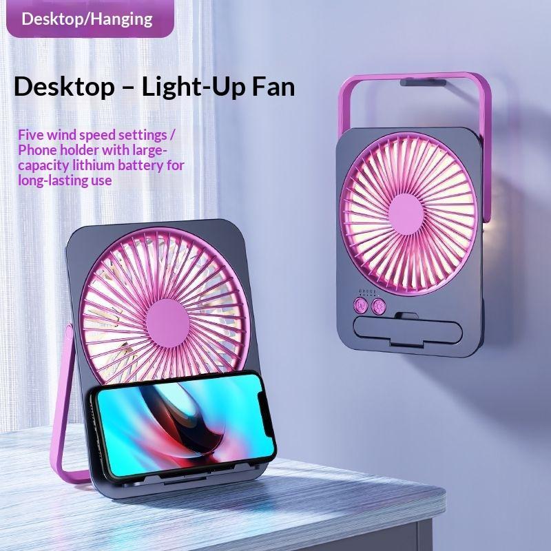 Mini USB Handheld Fan Foldable Portable Rechargeable Small Desk Fan Low Noise for Study Office Travel kipas usb