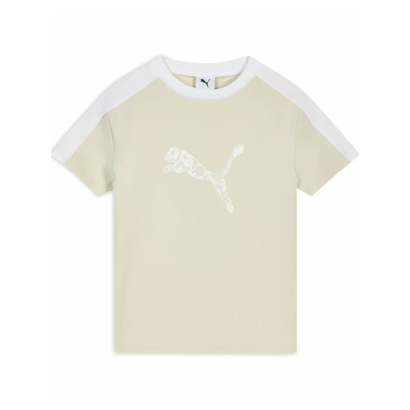 PUMA PUMA Women's Clothing 2026 Summer New Style T7 LACE LOGO SS TEE Daily Casual T-Shirt638460