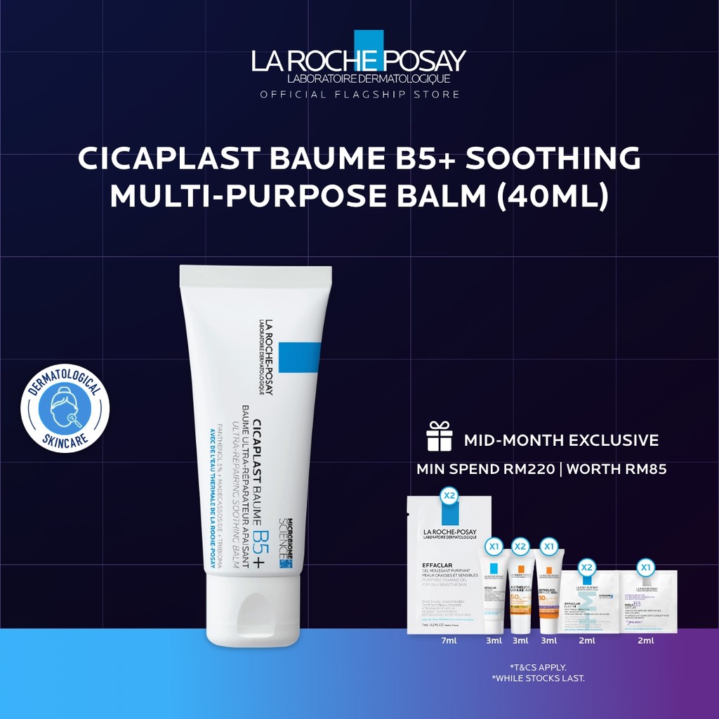 La Roche-Posay Cicaplast Baume B5+ Multi-Purpose Balm for Dry Irritated Skin (15ml | 40ml | 100ml)​