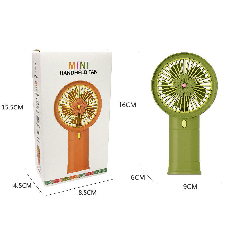 kipas mini bateri tahan lama usb kipas mini kipas Handheld Small Fan USB Mini High Wind Portable Silent Portable Charging Student Dormitory Bed Office